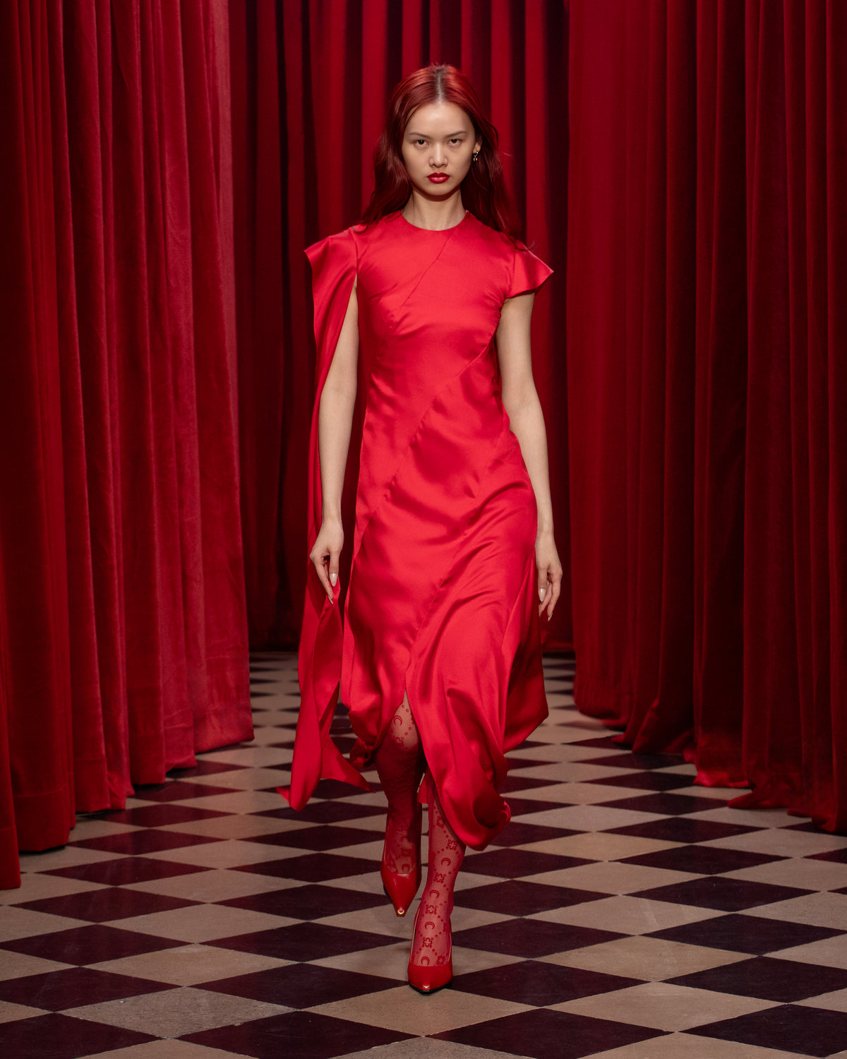 Satin Dress