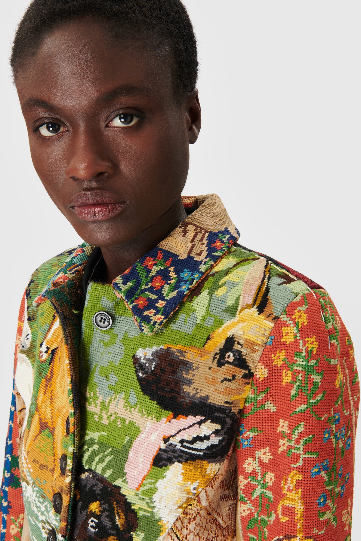 Printed Tapestries Tailored Coat, image 4 of 6