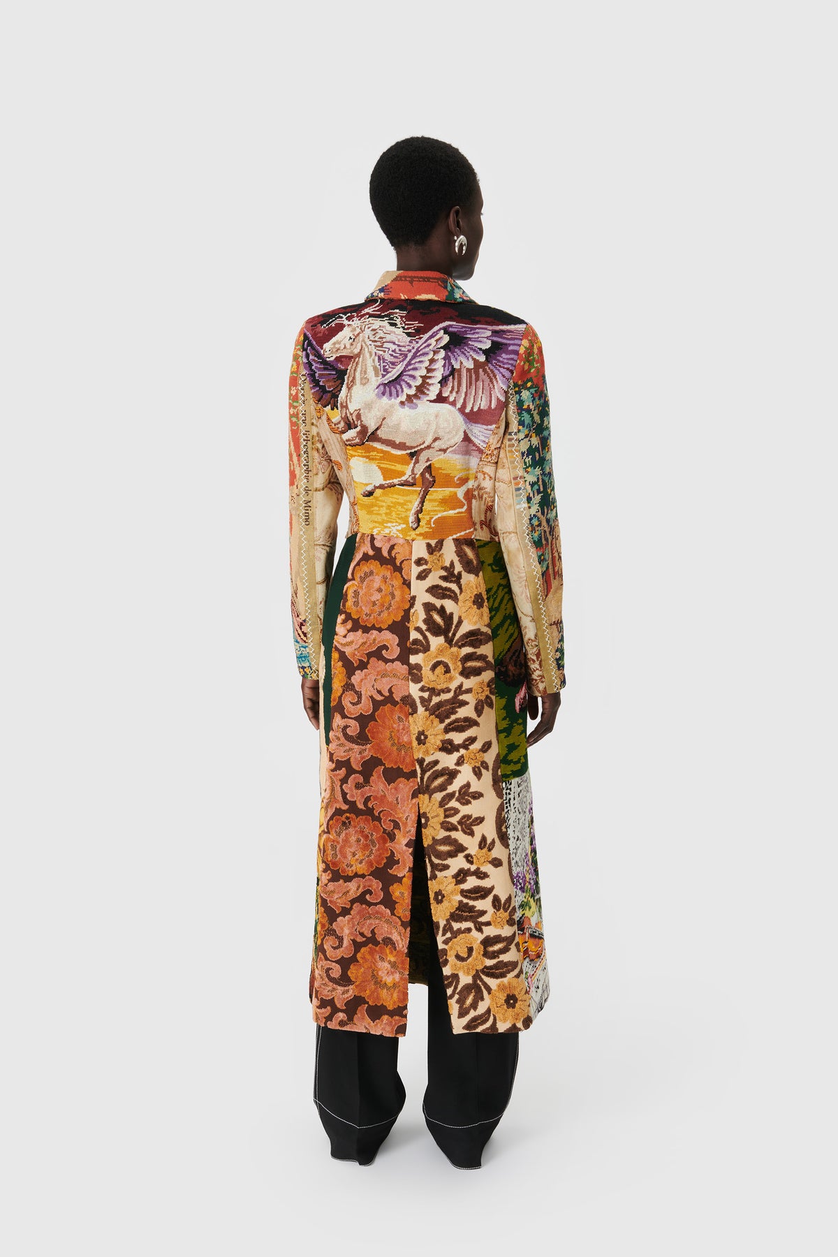 Printed Tapestries Tailored Coat