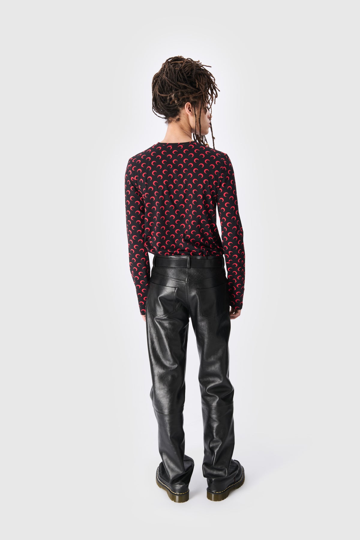 Moon Printed Jersey Second Skin Regular Top