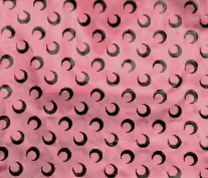 All over moon pink/black TPU