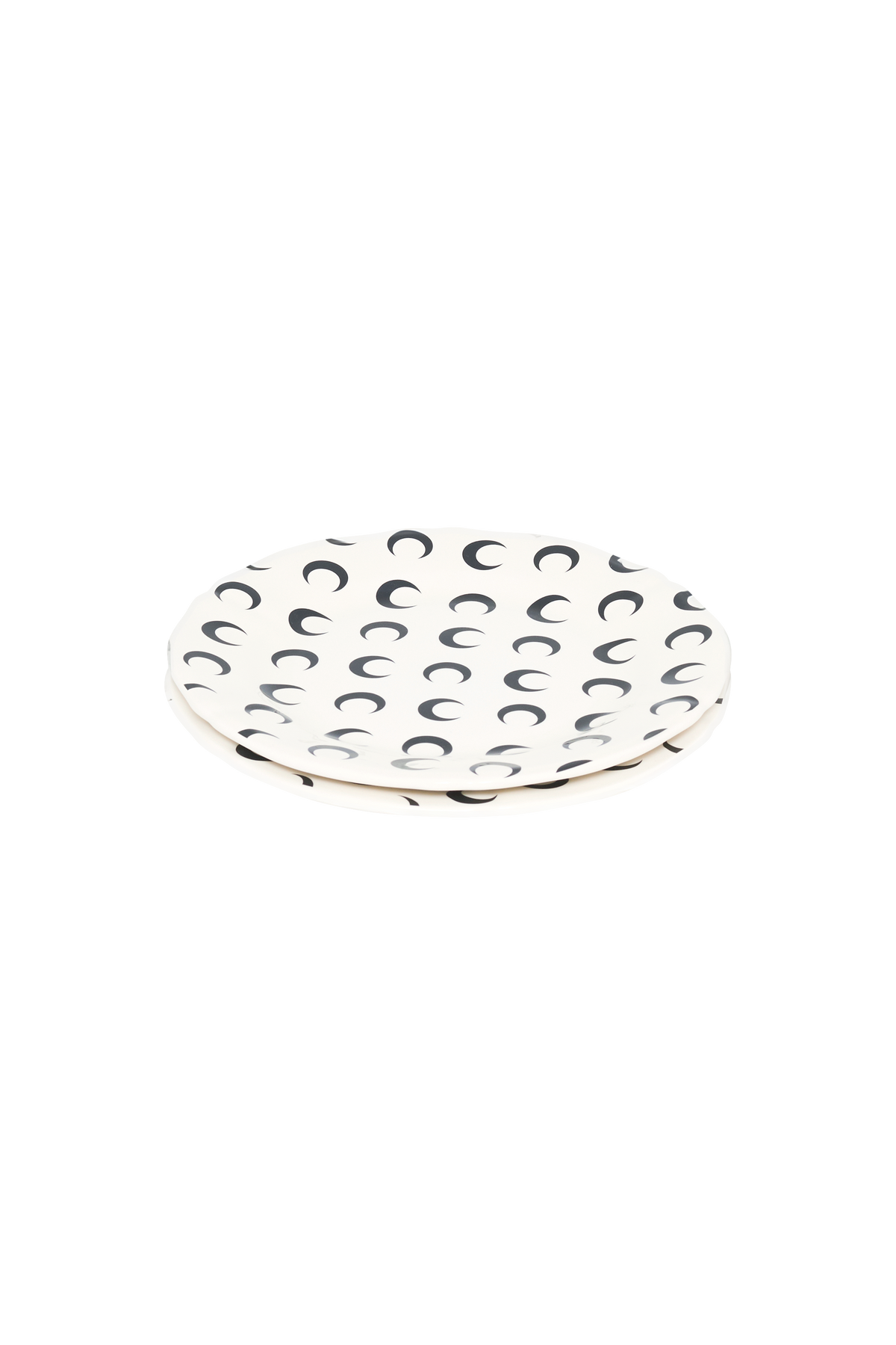 SET OF TWO UPCYCLED DESSERT PLATES X GIEN