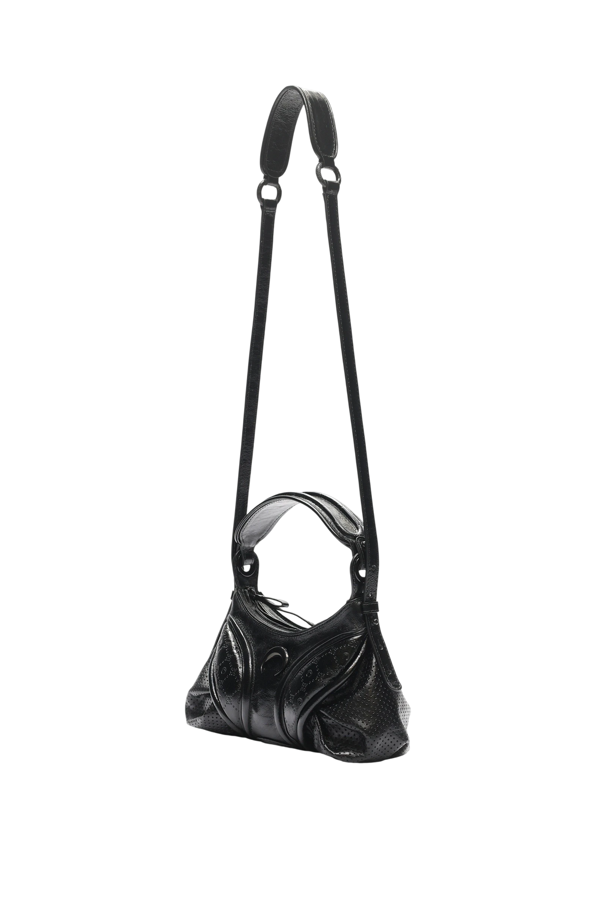 MOONOGRAM EMBOSSED LEATHER FUTURA MINI