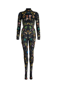 Jewelry couture catsuit