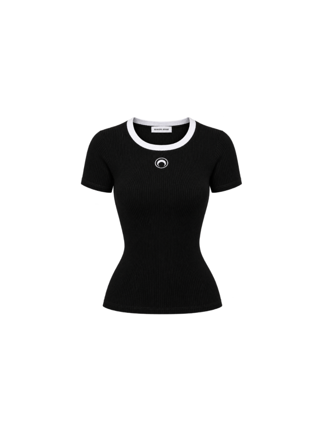 MOON LOGO RIBBED BABY FIT T-SHIRT