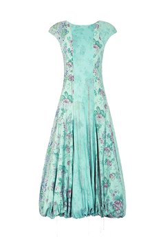 Bedsheet Panelled Bulle Dress