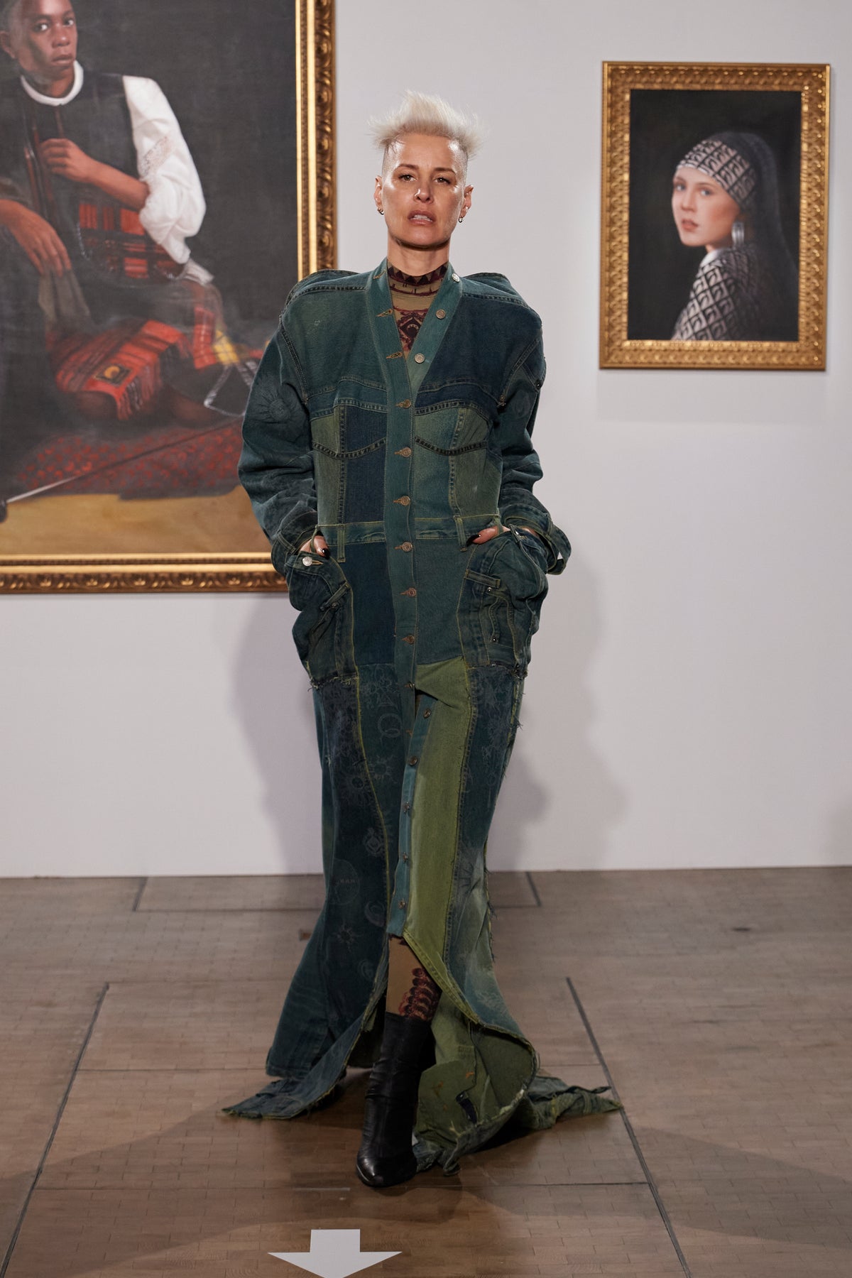 Petrichor Couture Patchwork Gown