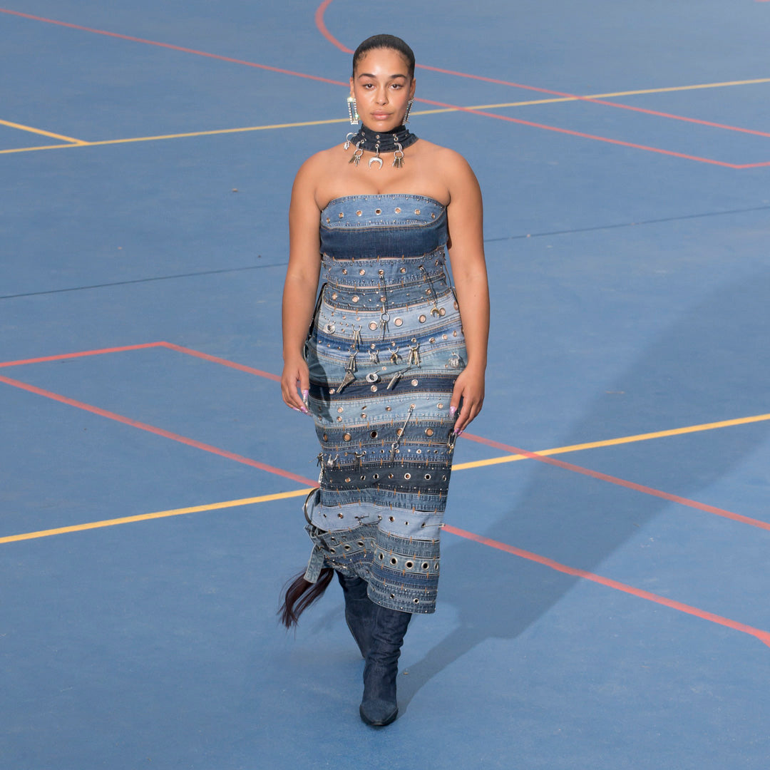 Denim Belt Dress