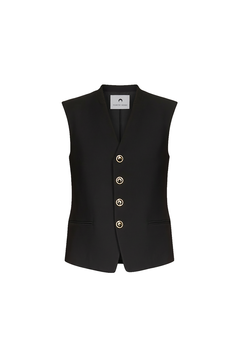 Tailored sleeveless jacket
