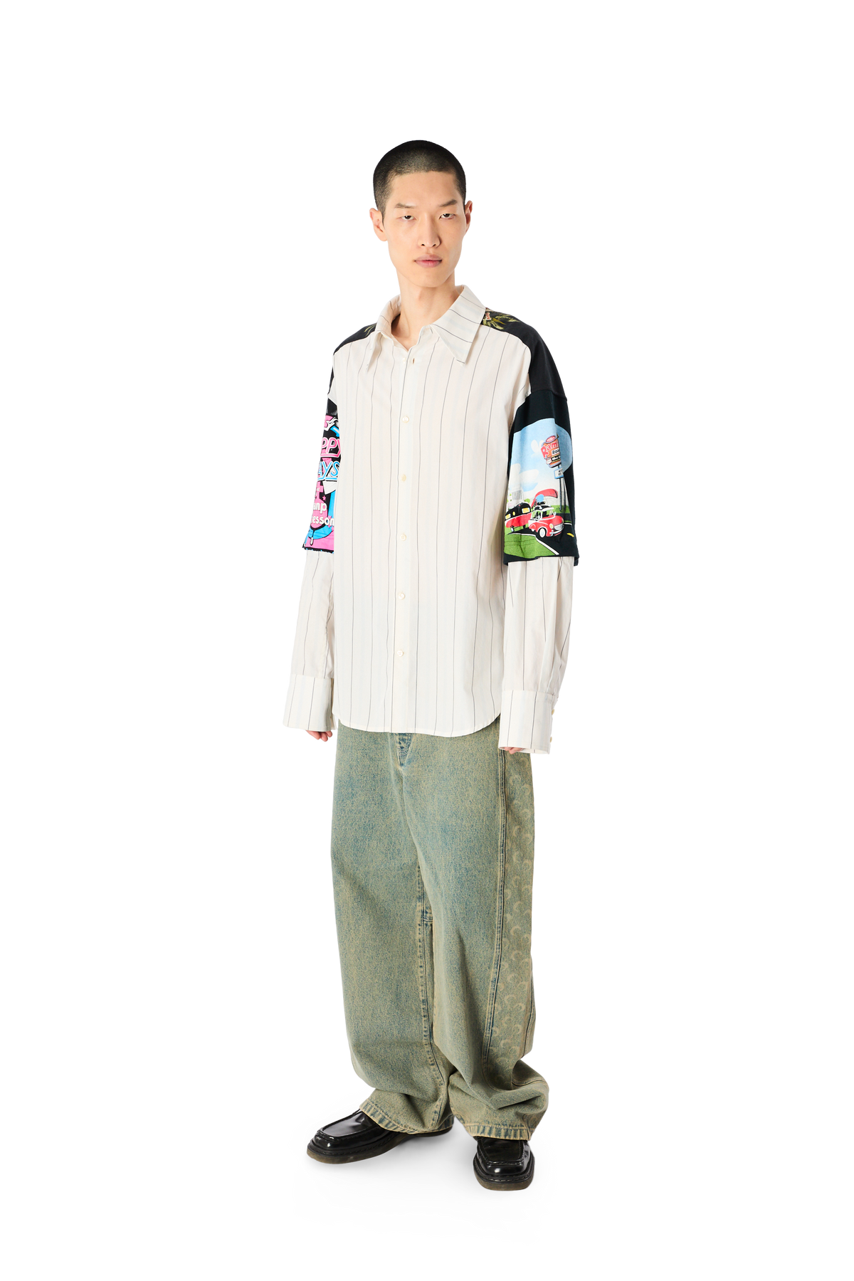 BI-FABRICS LONG SLEEVES SHIRT WITH STRIPES