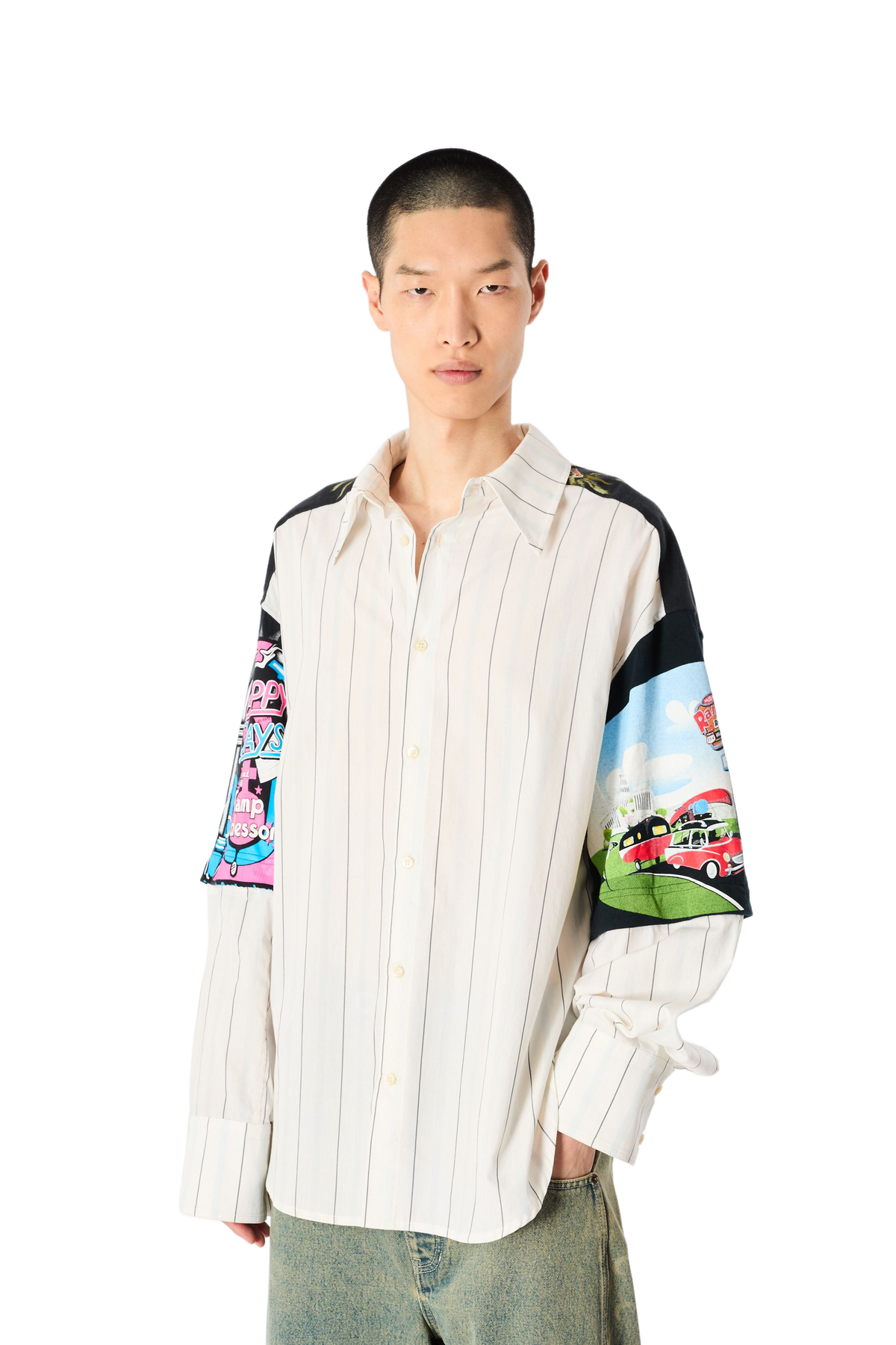 BI-FABRICS LONG SLEEVES SHIRT WITH STRIPES