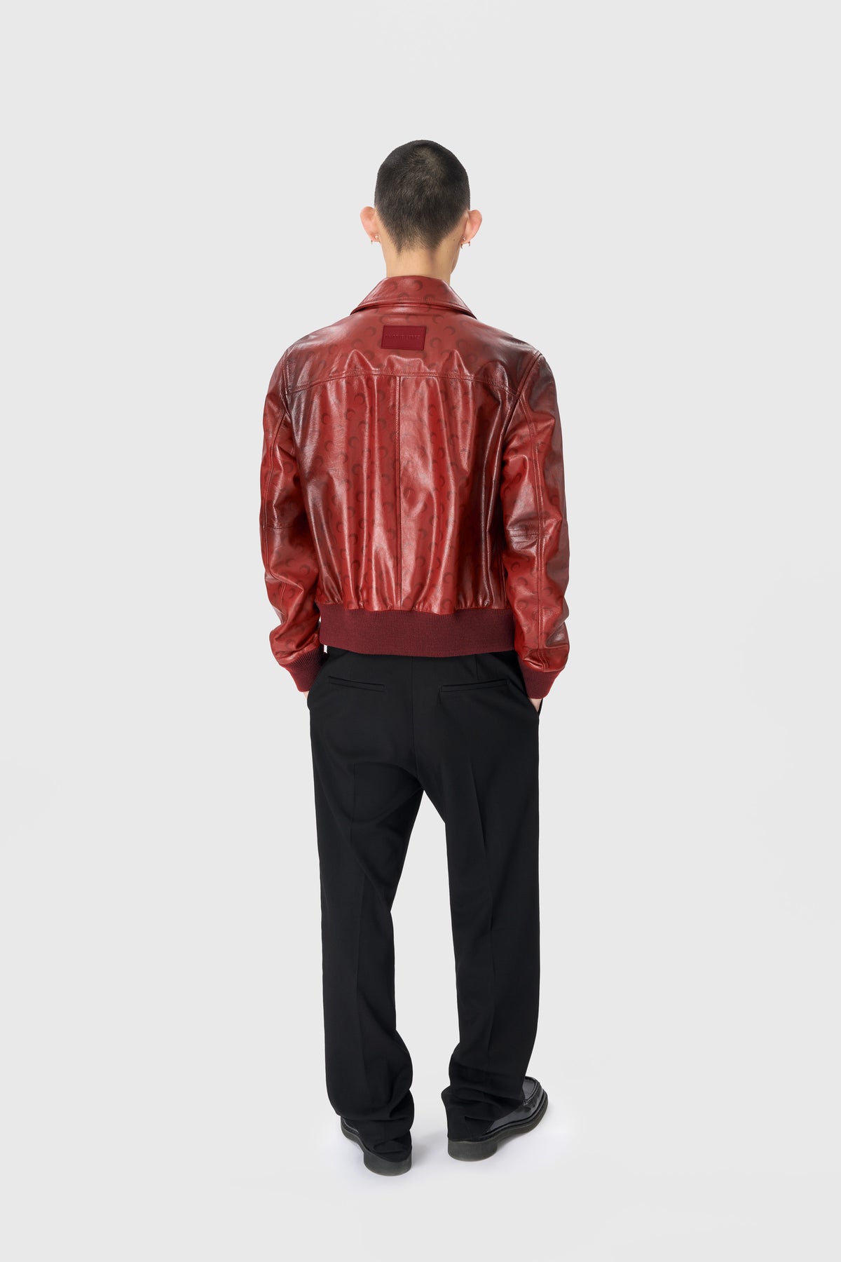 Virgin Wool Twill Pleated Trousers