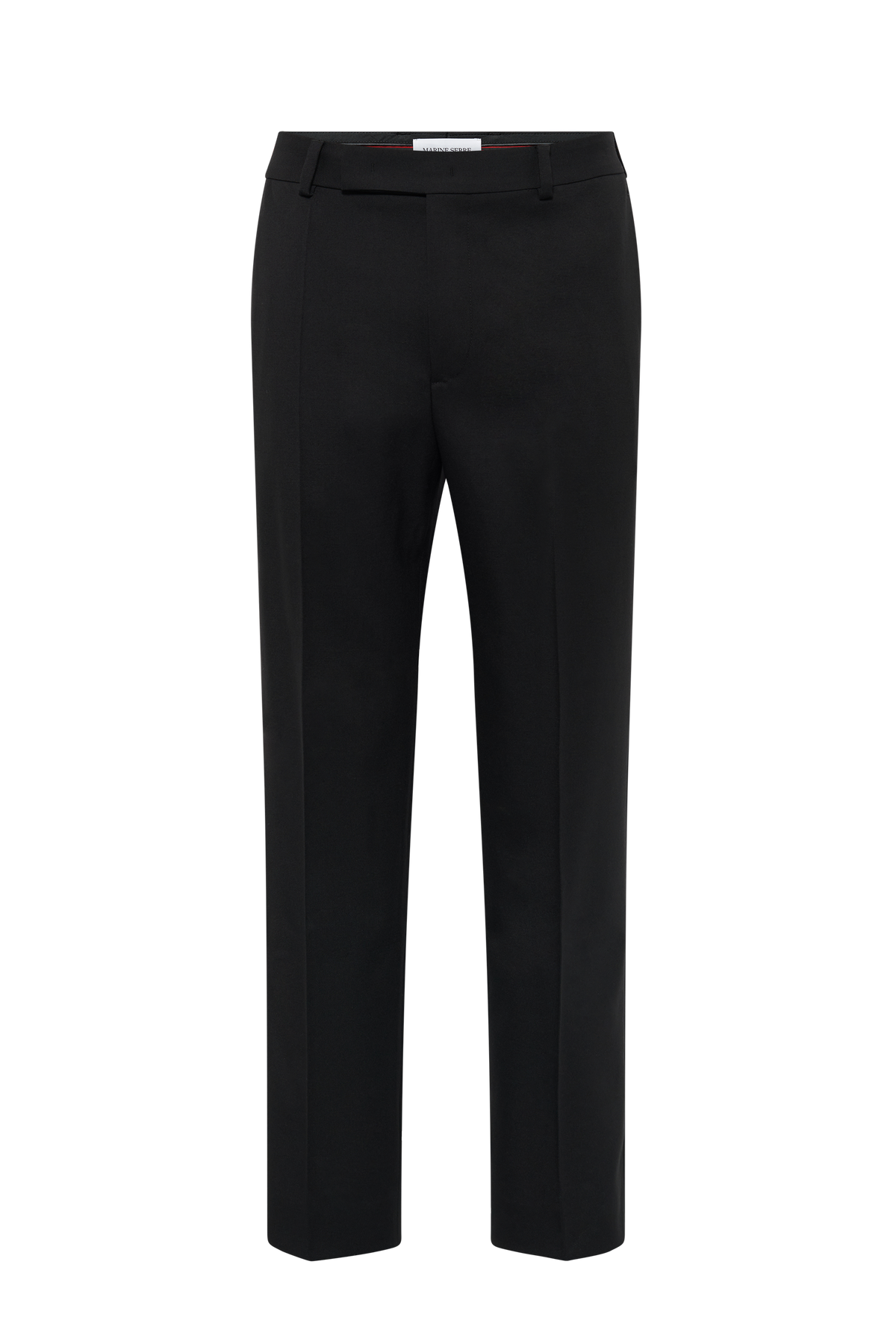Virgin Wool Twill Pleated Trousers