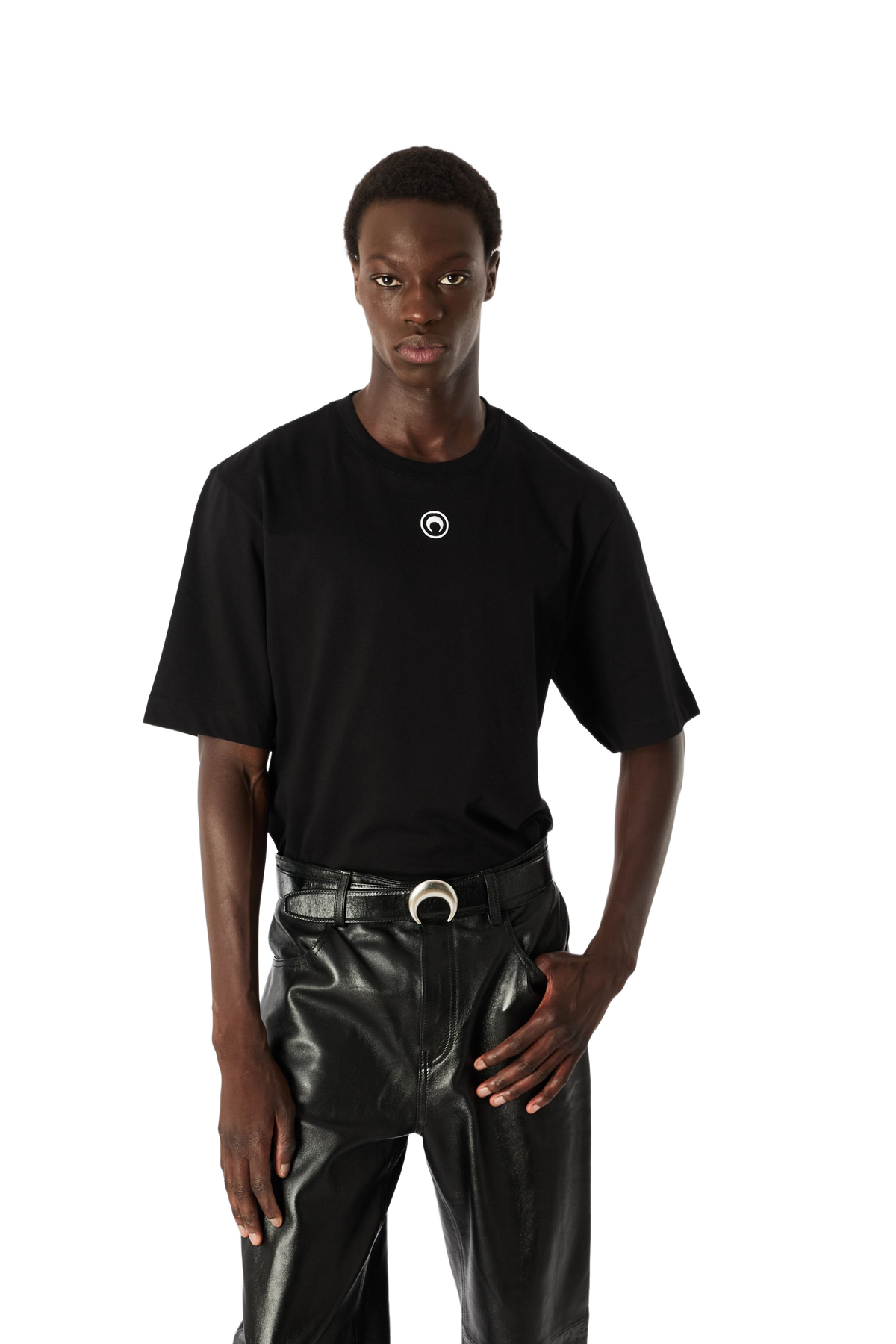 Moon Logo Jersey Loose Fit Short Sleeves T-Shirt