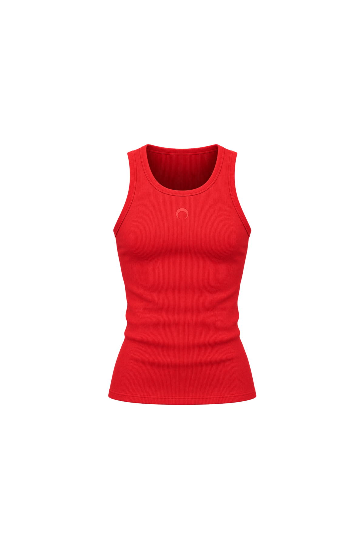 MOON LOGO RIBBED TANK TOP