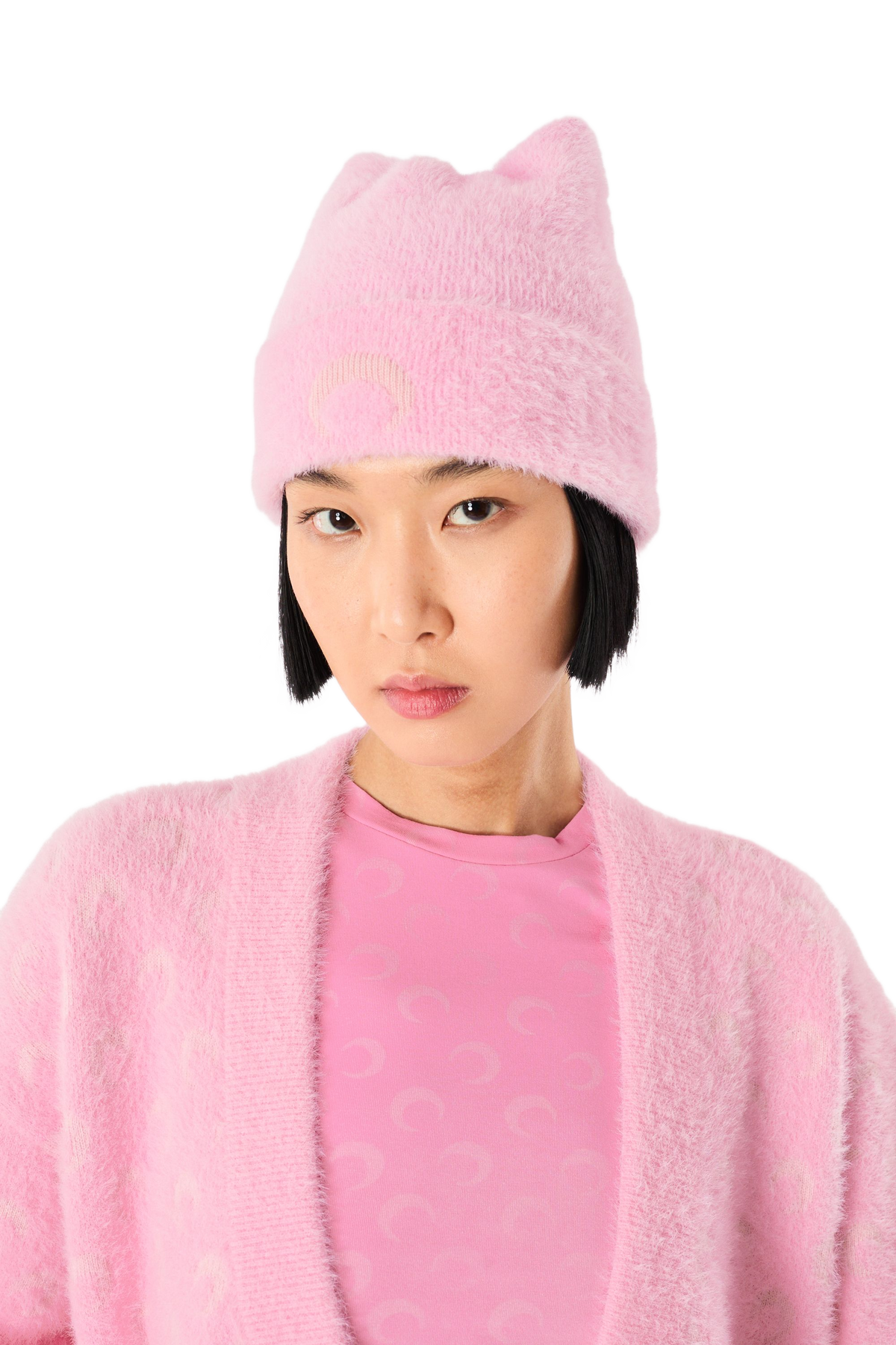 FLUFFY MOON JACQUARD KNIT LONG SLEEVES CARDIGAN, image 5 of 14