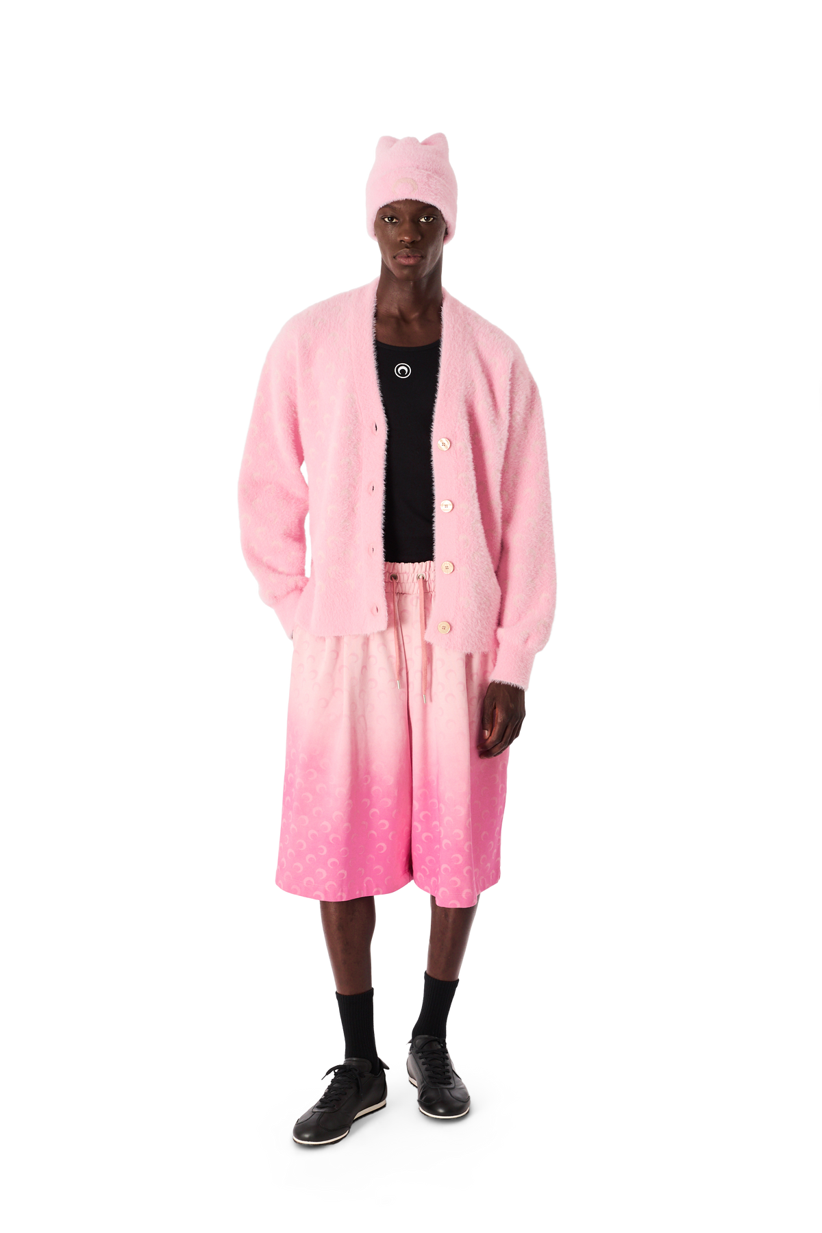 FLUFFY MOON JACQUARD KNIT LONG SLEEVES CARDIGAN, image 10 of 14