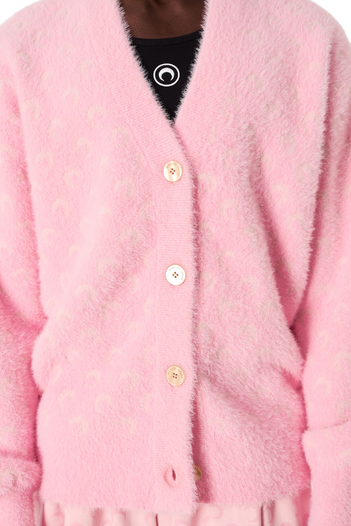 FLUFFY MOON JACQUARD KNIT LONG SLEEVES CARDIGAN, image 13 of 14