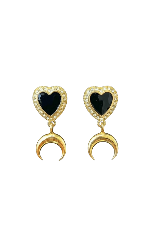 ENAMEL GOLD PLATED HEART PENDANTS