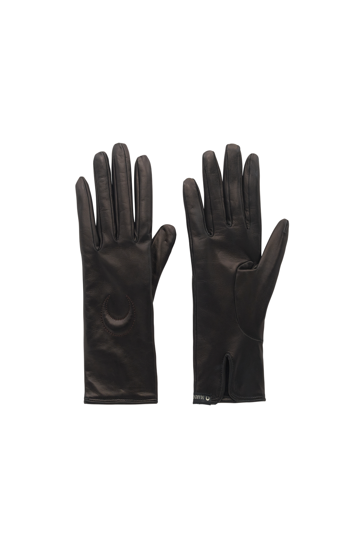 MOON LOGO LEATHER SHORT GLOVES