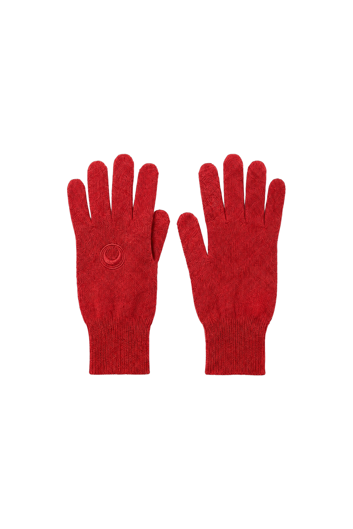 MOON LOGO KNIT GLOVES