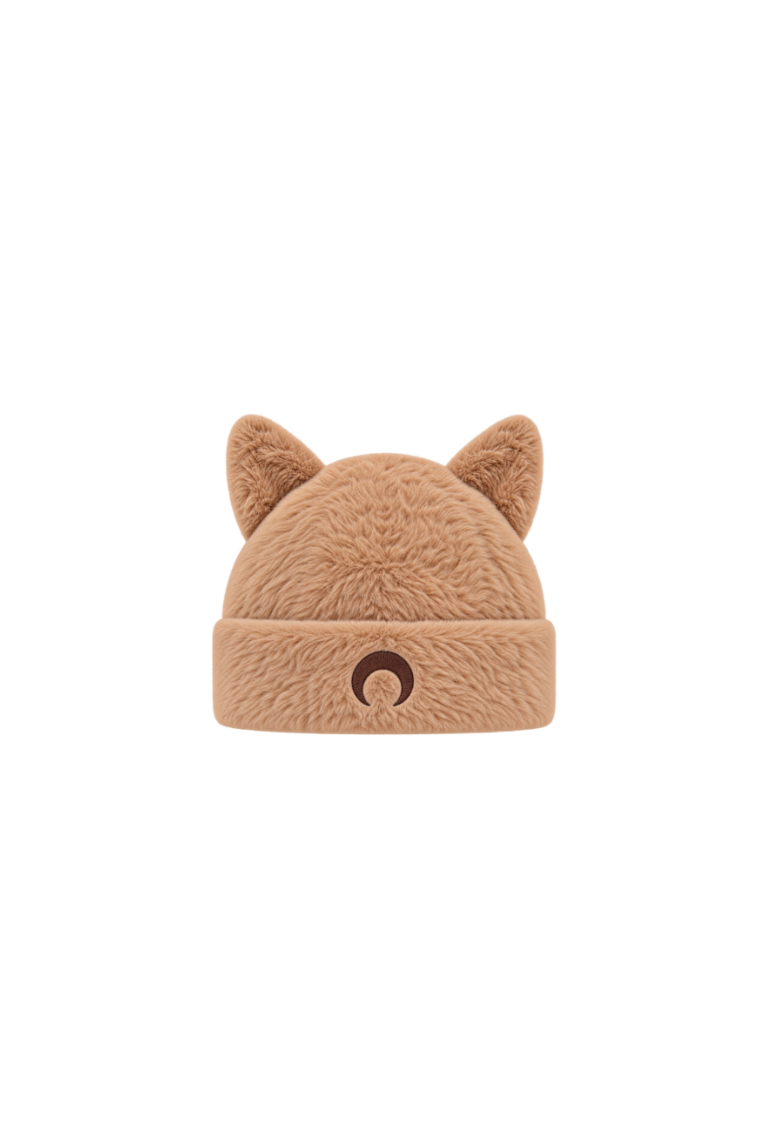 CAT EARS KNIT FLUFFY BEANIE