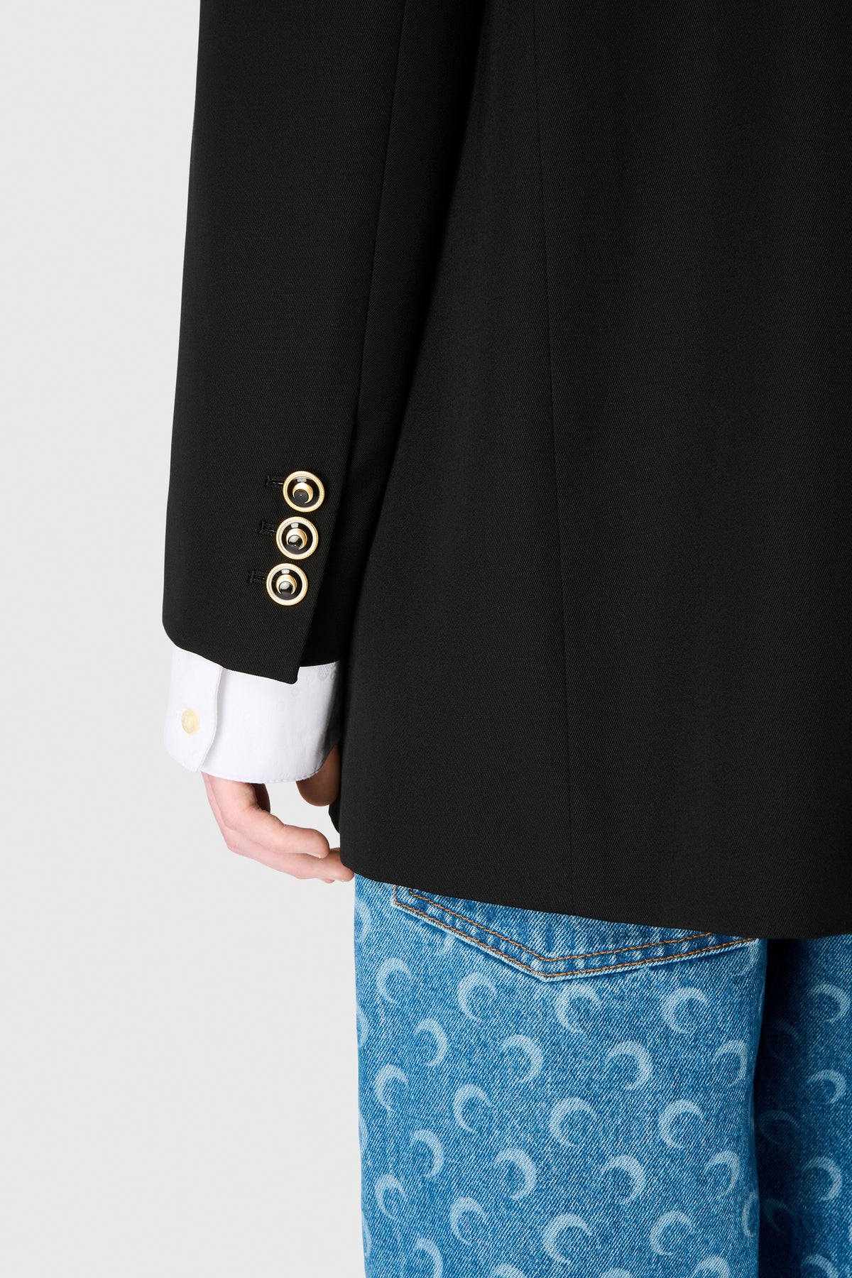 VIRGIN WOOL TWILL BOXY BLAZER, image 6 of 8