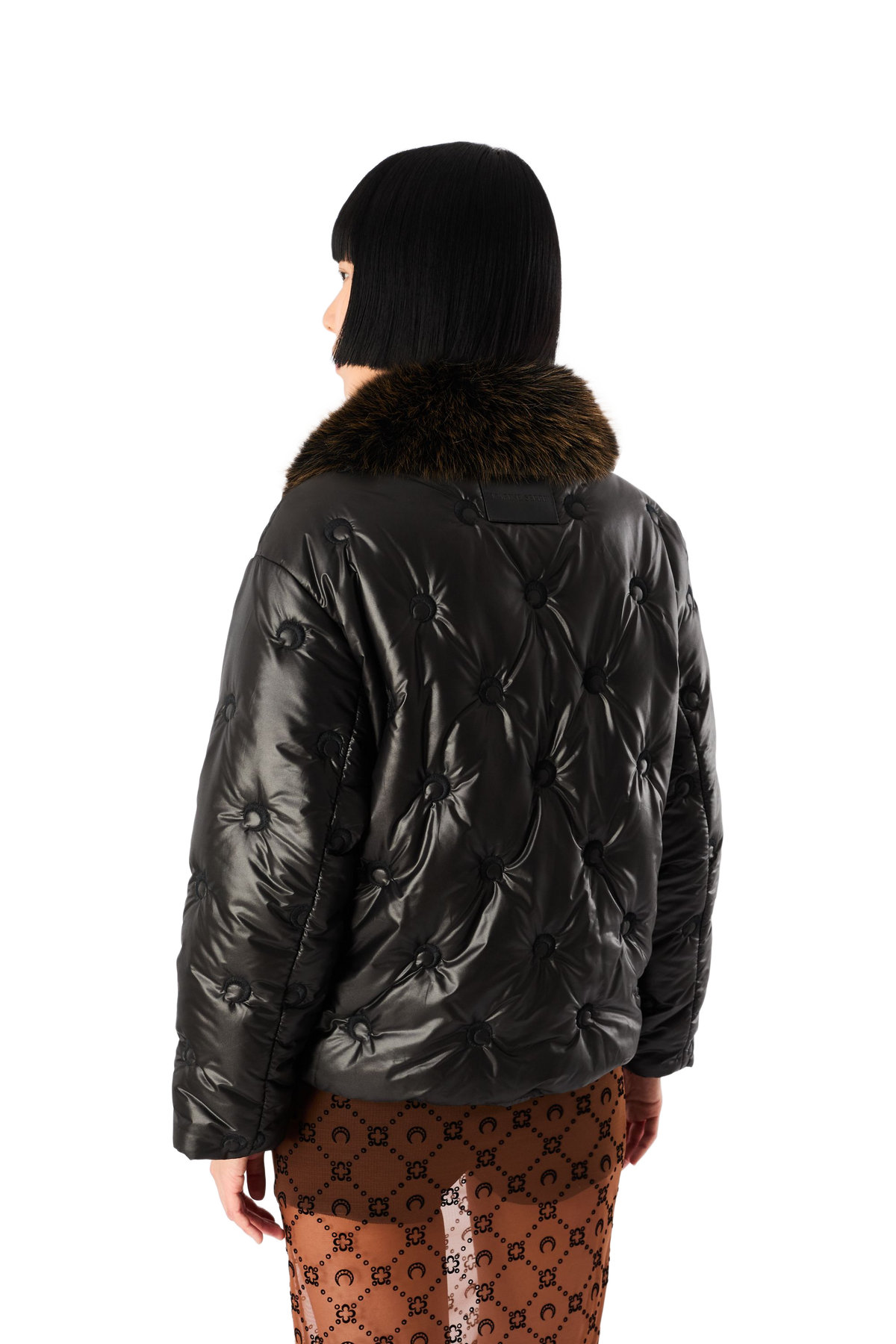 MOON QUILTED NYLON CROPPED JACKET