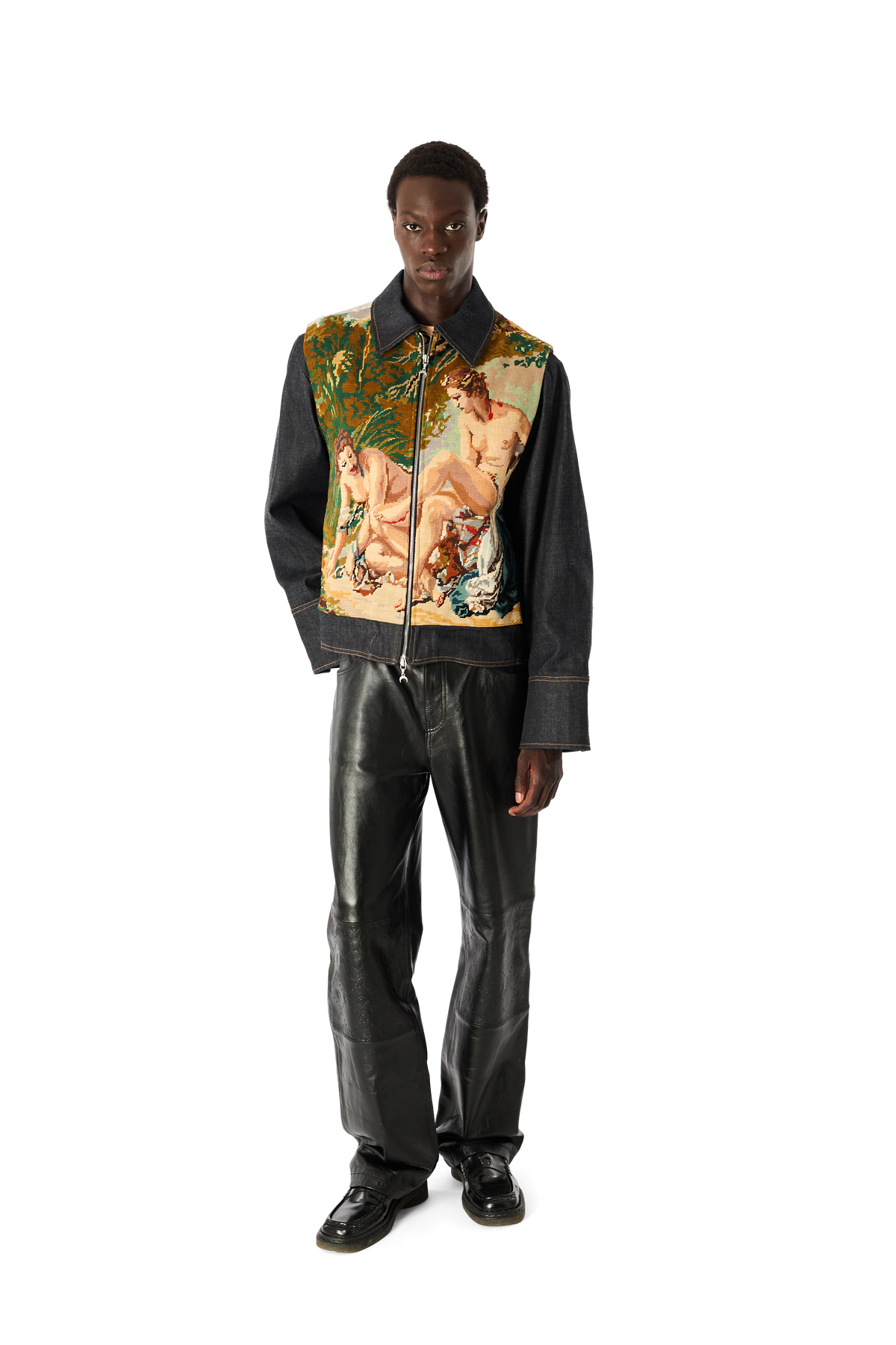 UPC CANEVAS RAW DENIM BLOUSON