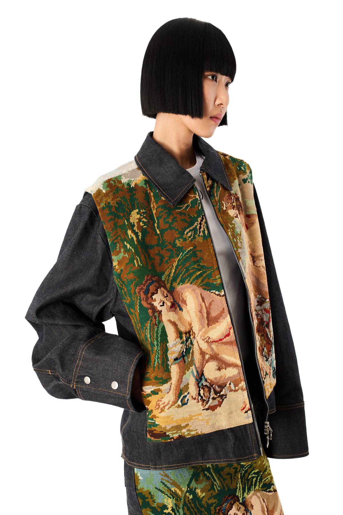 UPC CANEVAS RAW DENIM BLOUSON