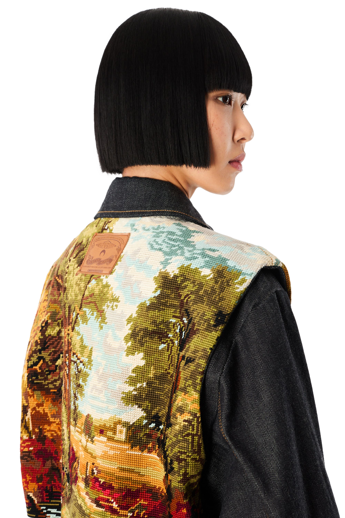 UPC CANEVAS RAW DENIM BLOUSON, image 4 of 10