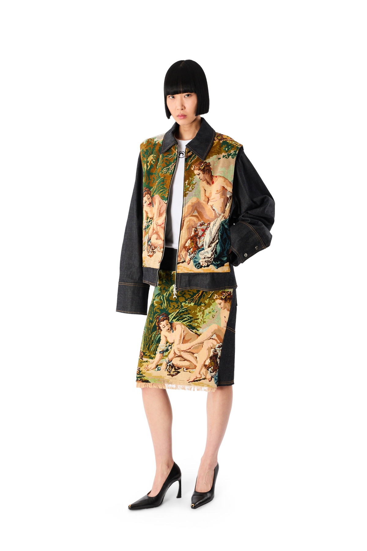 UPC CANEVAS RAW DENIM BLOUSON