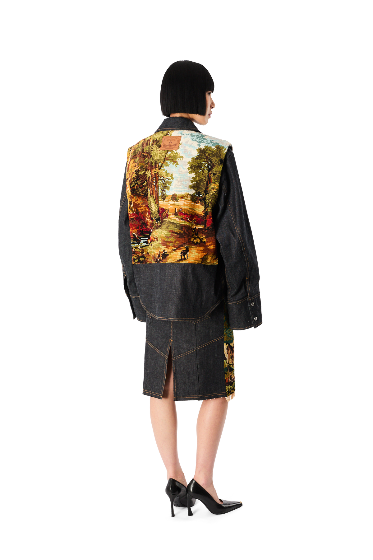 UPC CANEVAS RAW DENIM BLOUSON
