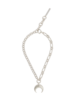 Upcycled Silver Plated Moon Charms Necklace