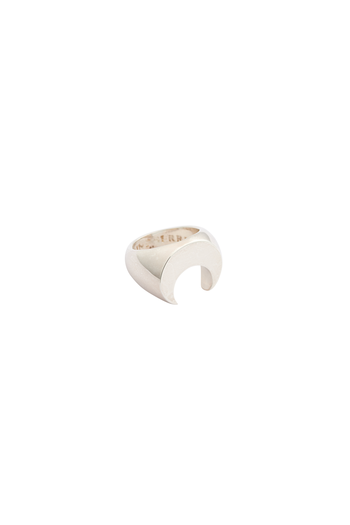 Moon 戒指（再生镀银）