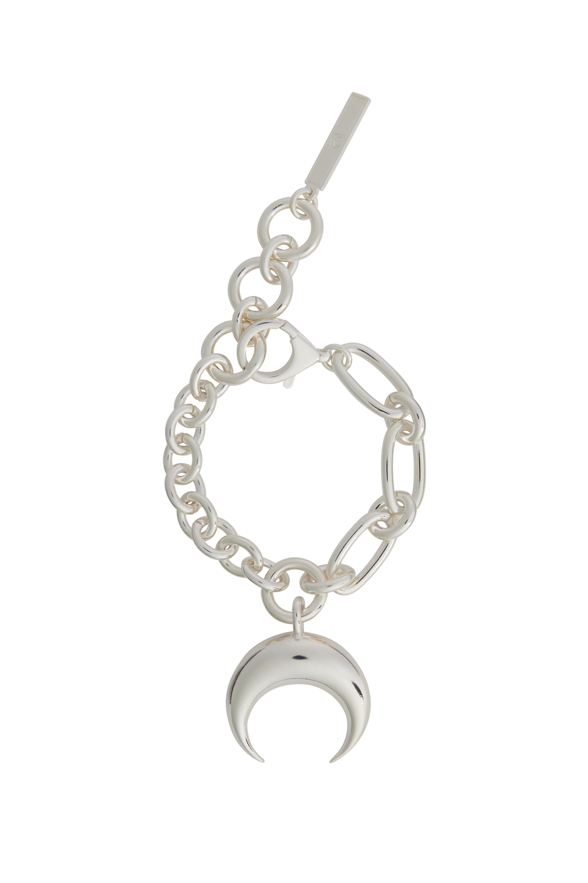 BRACELET MOON CHARMS PLAQUÉ ARGENT RECYCLÉ
