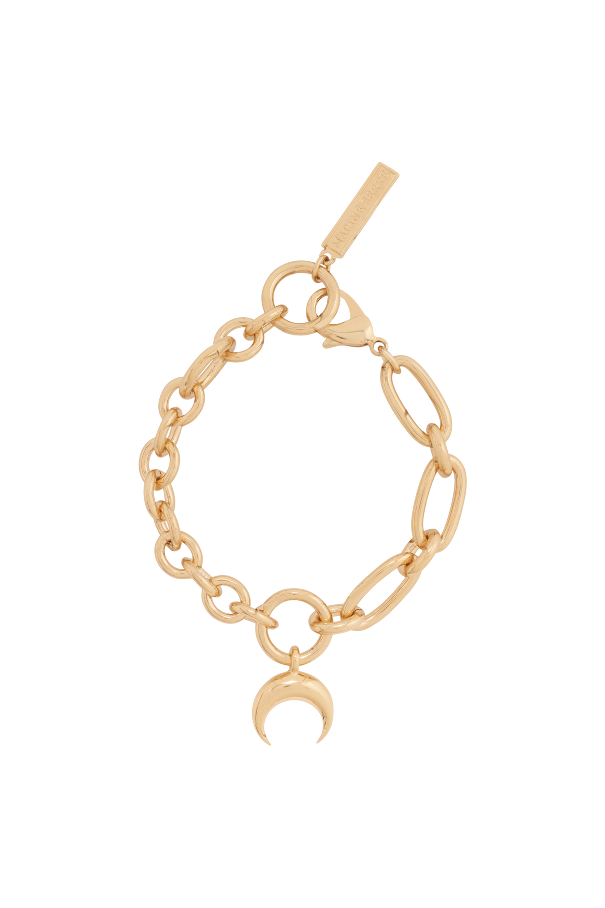 Bracelet à breloques Moon plaqué or