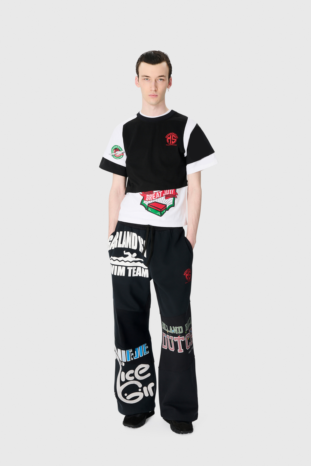 REGENERATED GRAPHIC JERSEY SWEATPANTS