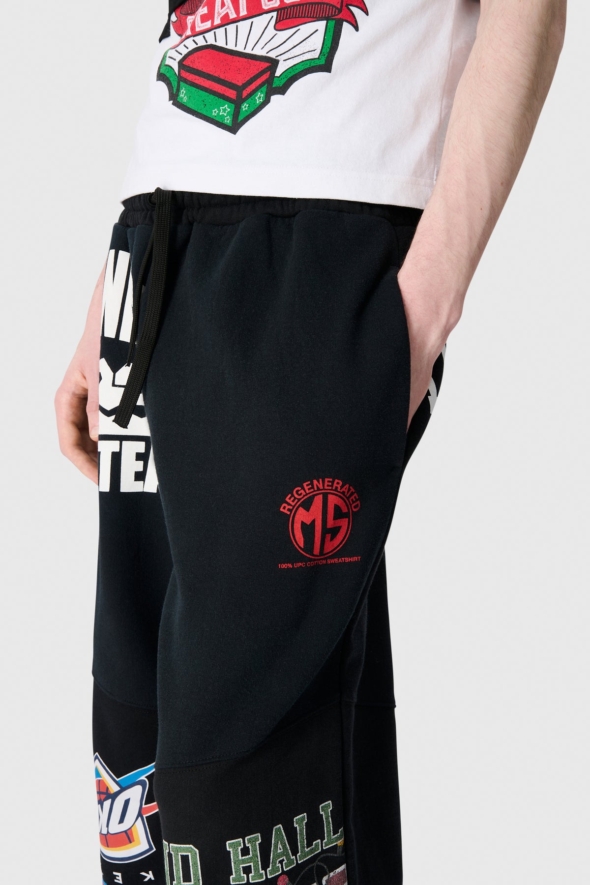 REGENERATED GRAPHIC JERSEY SWEATPANTS