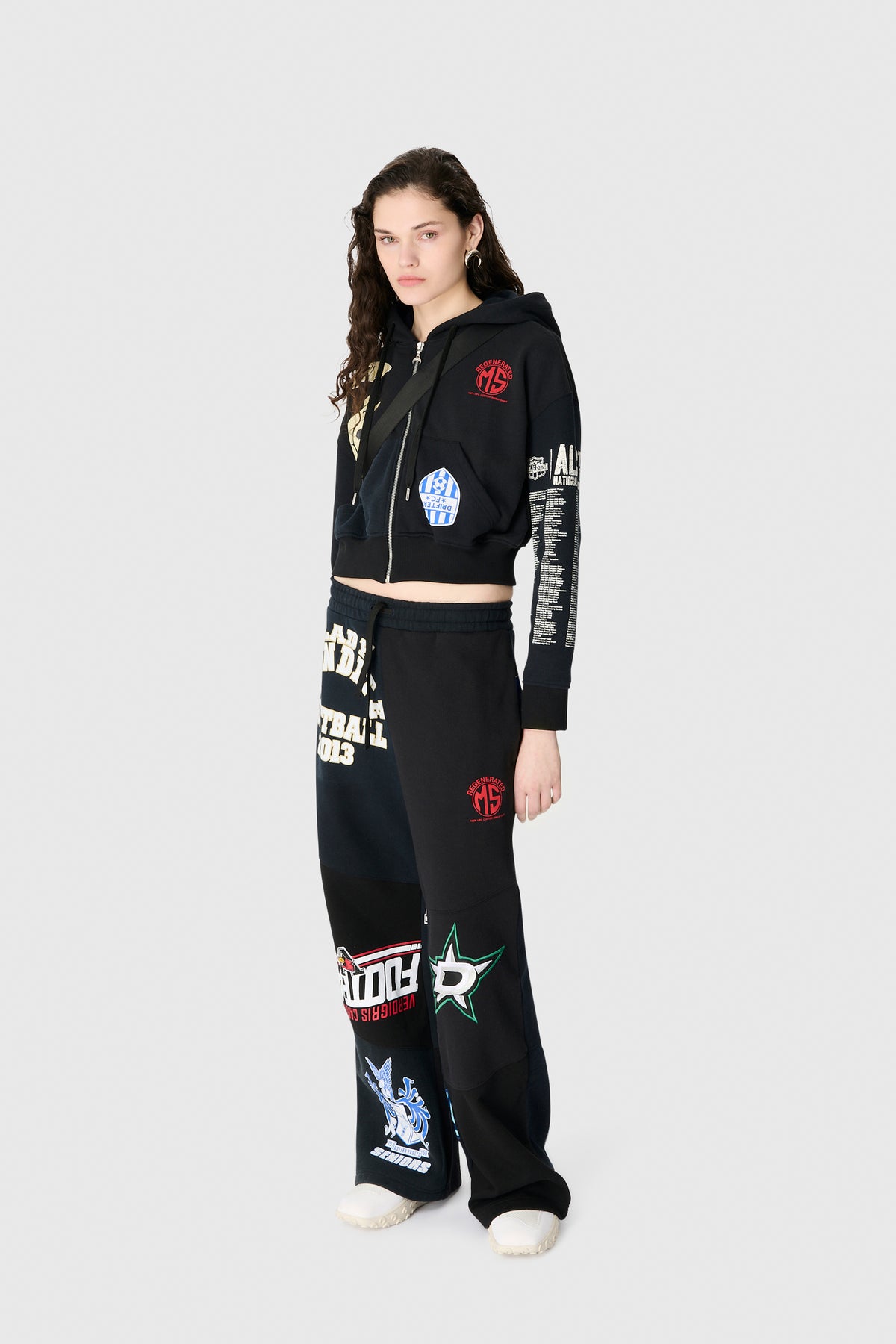 REGENERATED GRAPHIC JERSEY SWEATPANTS