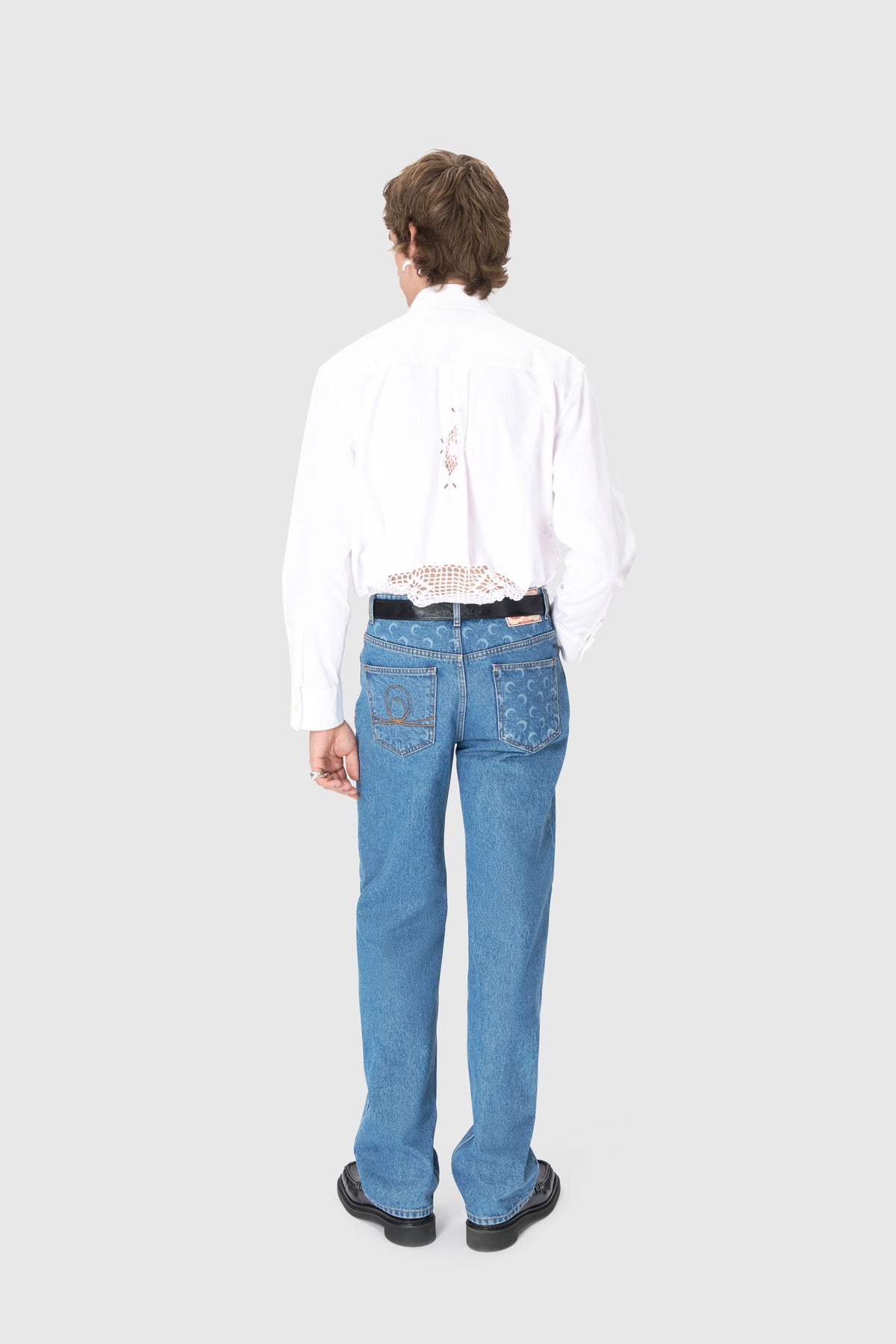 Upcycled Household Linen Twin Pocket Shirt, image 10 of 15