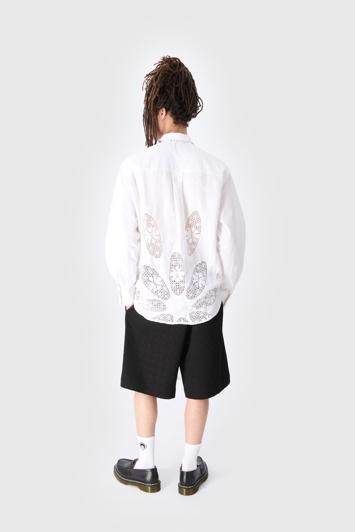 Upcycled Household Linen Twin Pocket Shirt, image 7 of 15