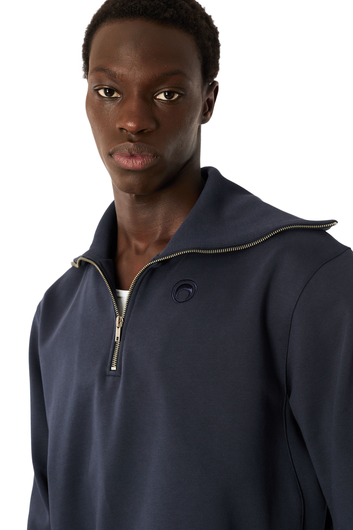 SWEAT-SHIRT EN POLAIRE À DEMI-ZIP AVEC LOGO LUNE, image 4 sur 11