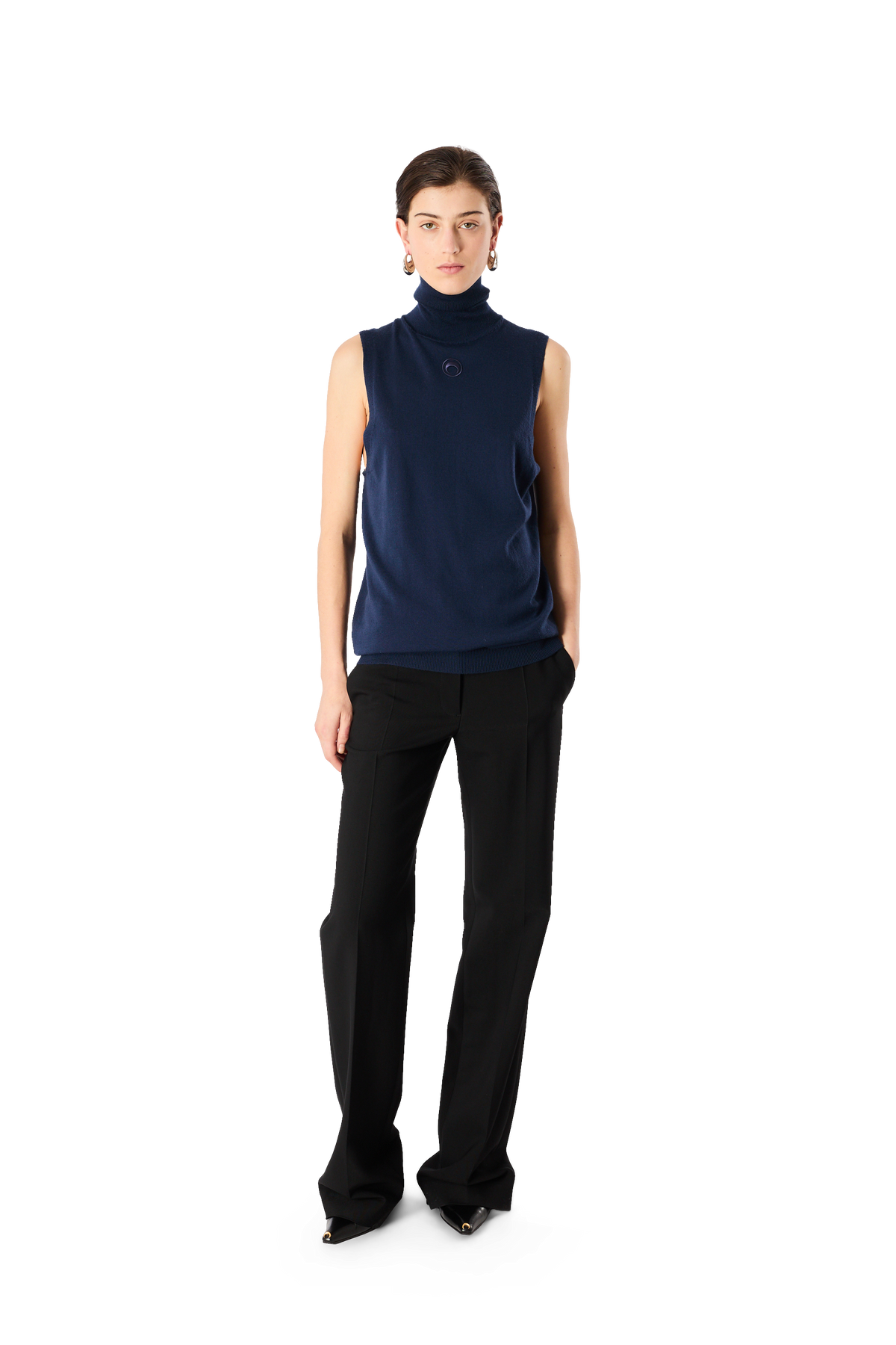 MERINOS KNIT SHORT SLEEVES SWEATER