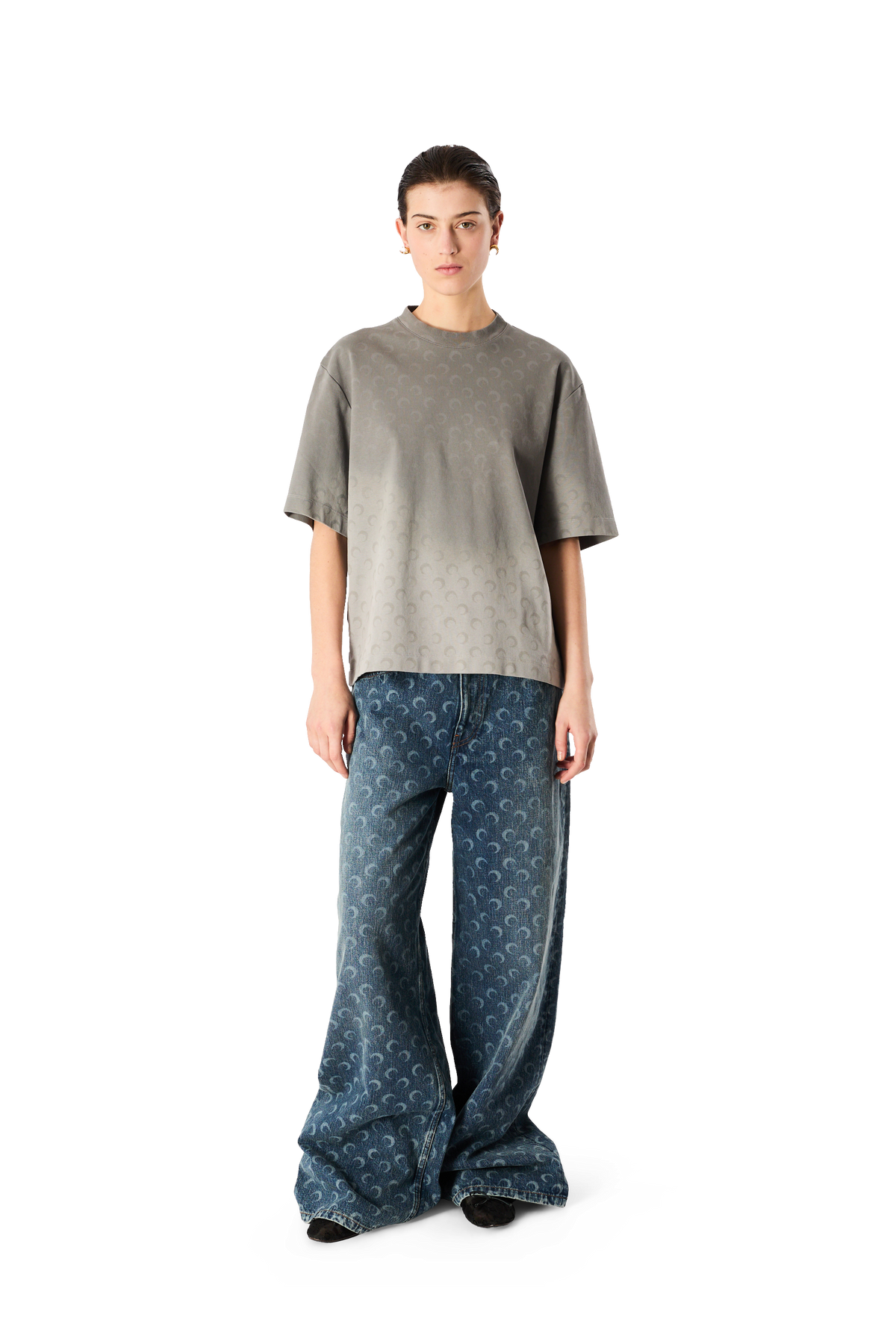 FADED MOON JERSEY RELAXED T-SHIRT