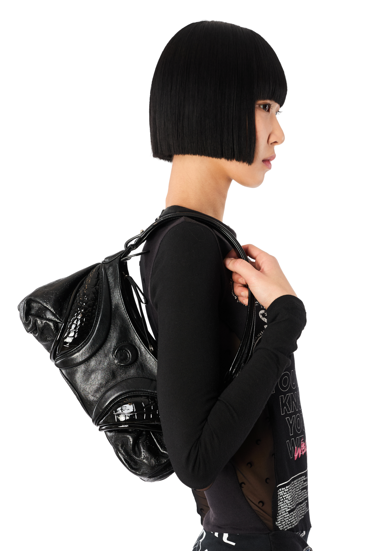 Embossed Leather Futura Mini