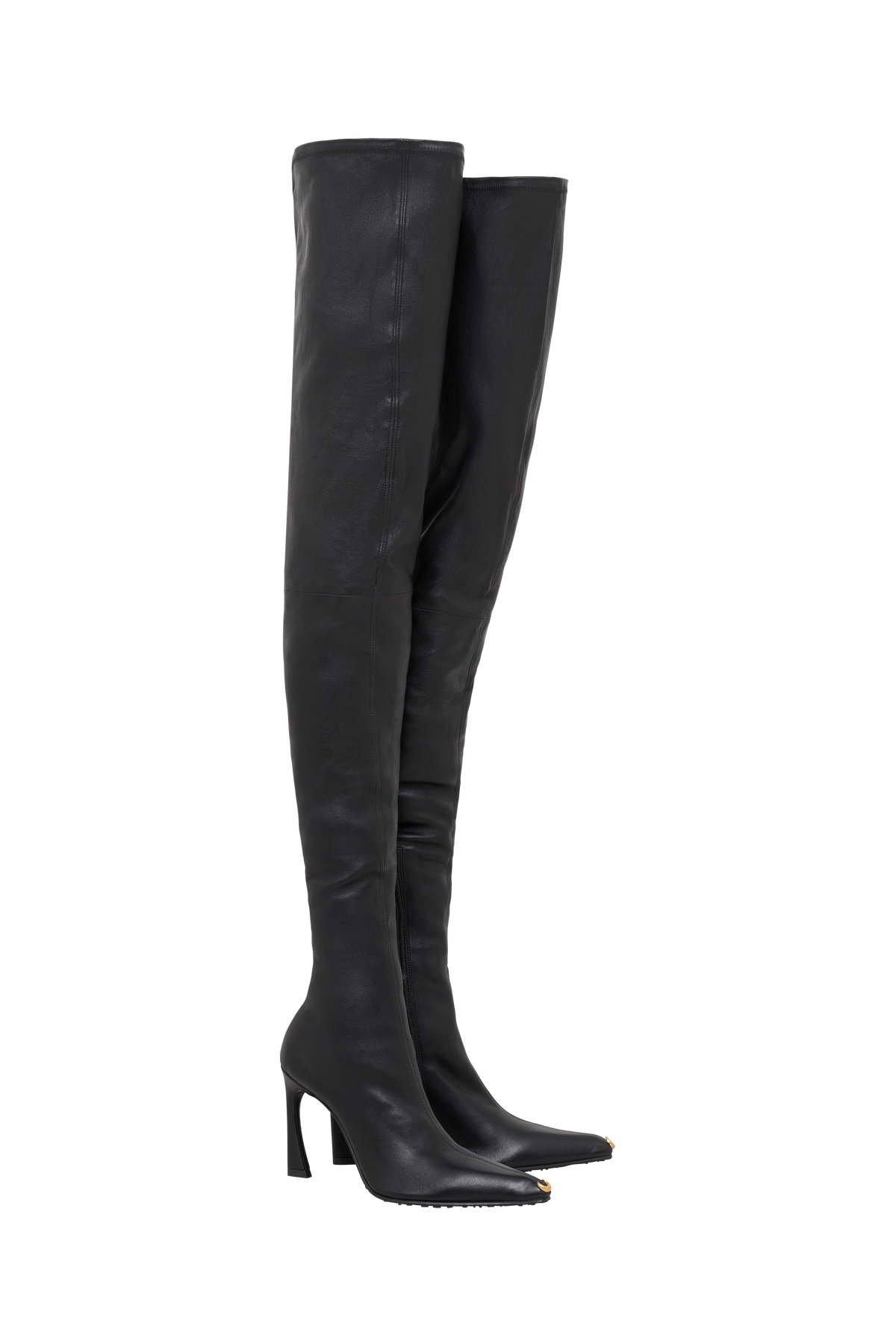 SMOOTH LEATHER MS KISS THIGH HIGH BOOTS