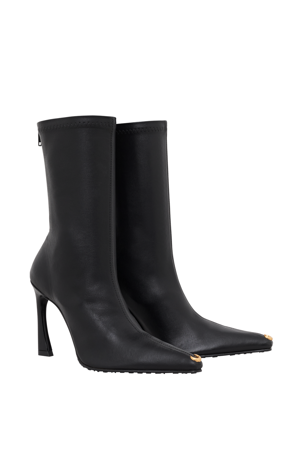 SMOOTH LEATHER MS KISS ANKLE BOOTS