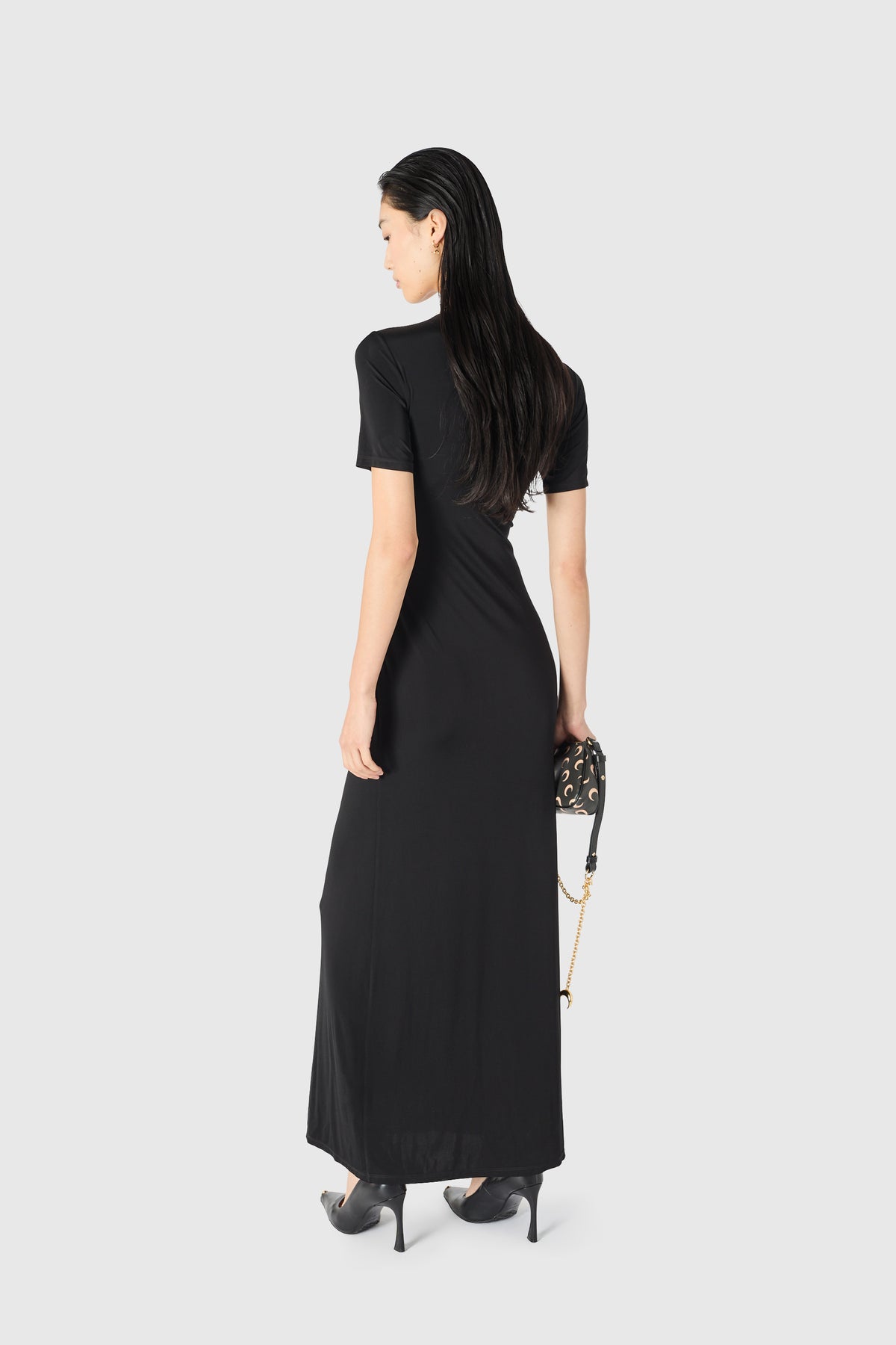 Moon gathered long dress