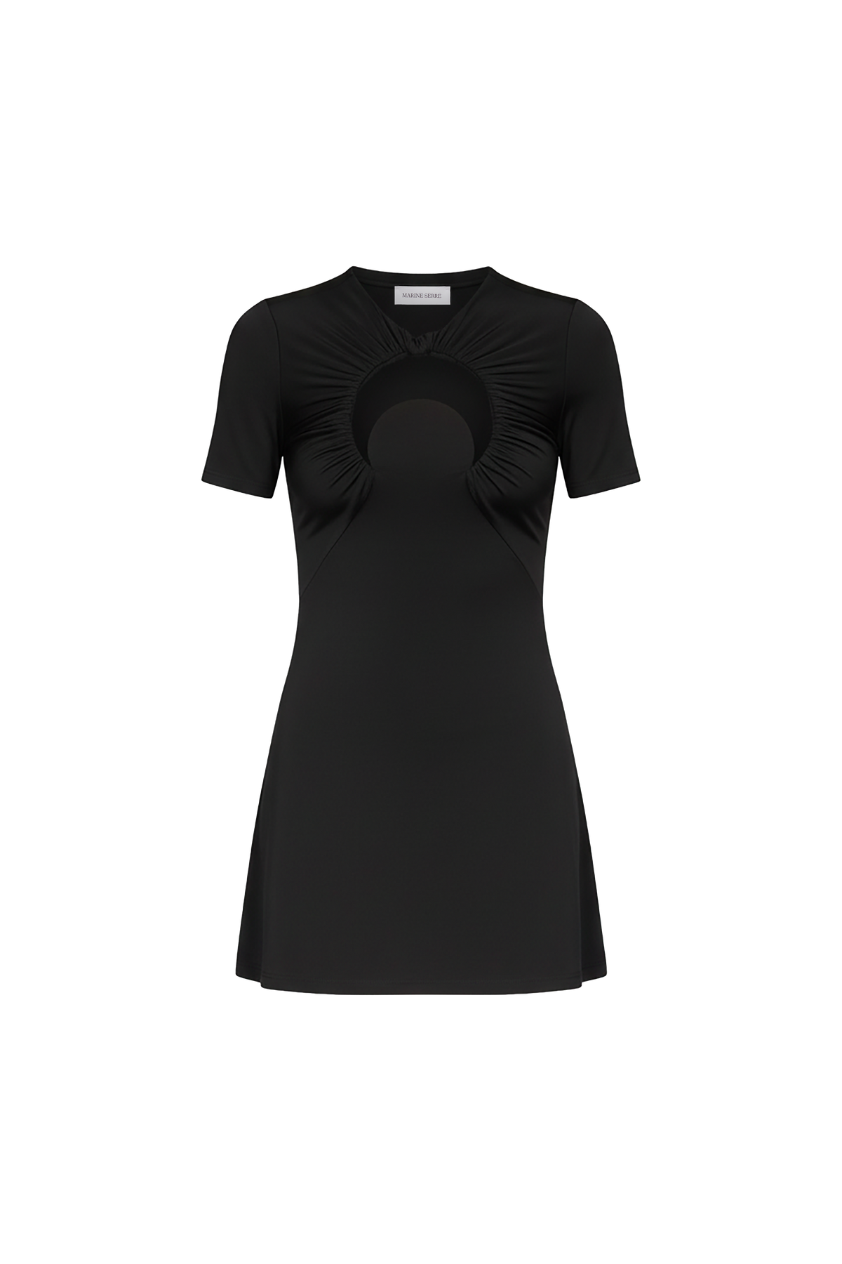 Moon gathered mini dress